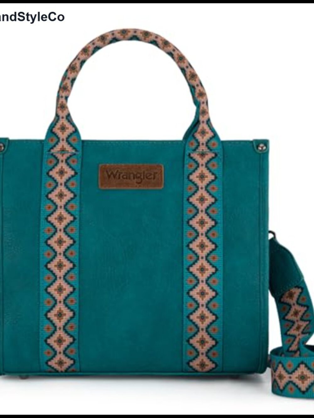 Western Aztec Satchel Crossbody Bag Top Handle Purse